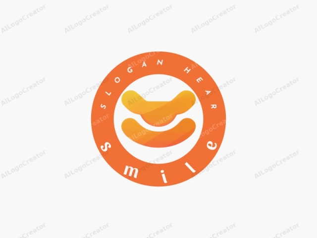 This is a minimalist digital logo featuring a smooth, curved shape reminiscent of a stylized bear or rabbit face. The main element of the logo is composed of two symmetrical, smooth, rounded curves: one forming the upper portion of a head and