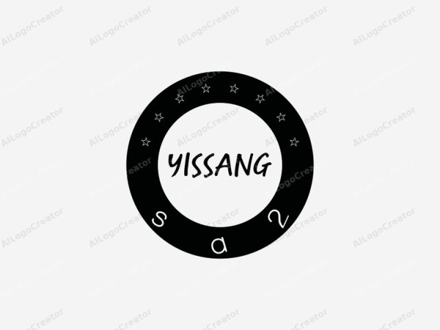 This is a minimalist logo featuring the word "Yissang" in a bold, sans-serif font. The text is centered in the frame and written entirely in uppercase letters. The font is straightforward, with clean, uniform lines, and the text