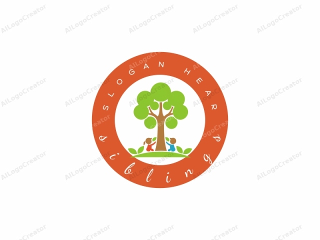 This logo is a simplistic, stylized digital illustration featuring a large, green tree with a brown trunk and several large, round green leaves. The tree's branches are minimalistic and spread in a fan-like pattern, with no discernible detail beyond