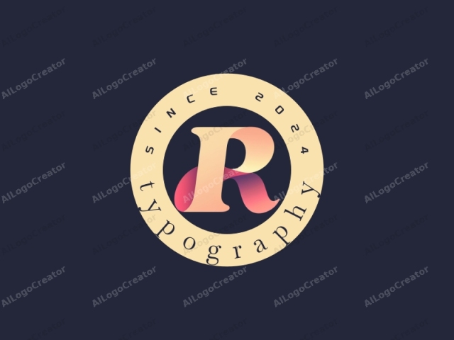 ภาพนี้เป็นโลโก้ดิจิทัลที่แสดงตัวอักษร "R" ในรูปแบบสไตล์โมเดิร์นมินิมอล พื้นหลังเป็นสีน้ำเงินเข้มทึบ ทำให้ตัวอักษรเด่นชัดขึ้น ตัวอักษร "R" ถูกแสดงใน