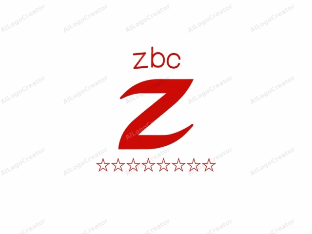 これは、大胆な赤い大文字の「Z」を特徴とするシンプルでモダンなロゴです。文字Zはサンセリフ書体でスタイライズされており、クリーンでミニマルな外観を実現しています。赤い色は白い背景に対して際立っています。