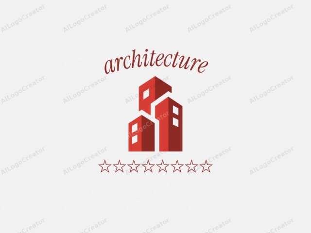 This logo is a minimalist, stylized drawing of four tall, geometric buildings in the shape of cubes, arranged in a slightly staggered manner to create an impression of depth. The buildings are depicted in a flat, two-dimensional design, with clean