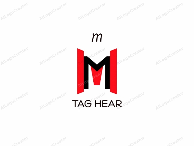 La imagen del logotipo presenta una letra "M" estilizada con un diseño moderno y distintivo. La letra está centrada sobre un fondo blanco. La "M" está formada por dos líneas que se cruzan, creando una forma de "V". La parte superior izquierda