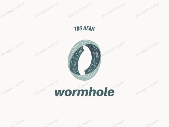 This logo image is a stylized abstract design that incorporates both digital and hand-drawn elements. The main subject is a stylized infinity symbol, which is commonly used to signify endlessness or continuous flow. The infinity symbol is composed of two loops