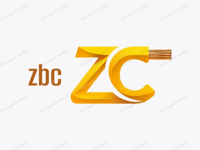 ภาพนี้เป็นโลโก้ที่สร้างขึ้นแบบดิจิทัล โดยมีตัวอักษร "ZC" ที่ออกแบบอย่างมีสไตล์ในรูปแบบสามมิติสีเหลืองหนา วางบนพื้นหลังสีขาวเรียบ ตัวอักษร "Z" ถูกออกแบบด้วยเส้นโค้งที่เรียบลื่นที่ด้านล่าง ในขณะที่