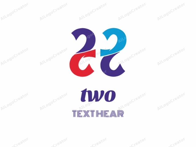 The image is a stylized digital logo featuring two interlocking, abstract figures that form the letters "C" and "2" in bold, capital letters. The letter "C" is predominantly red, and the letter "2" is primarily