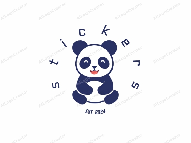แพนด้าการ์ตูนที่มีลักษณะการออกแบบที่เรียบง่ายและทันสมัย แพนด้ามีสไตล์มินิมอลที่สะอาดตาและใช้สีทึบที่โดดเด่น หัวและลำตัวของแพนด้าส่วนใหญ่เป็นสีขาว ซึ่งตัดกับแผ่นสีดำขนาดใหญ่สองแผ่นที่ครอบคลุมดวงตาและหู