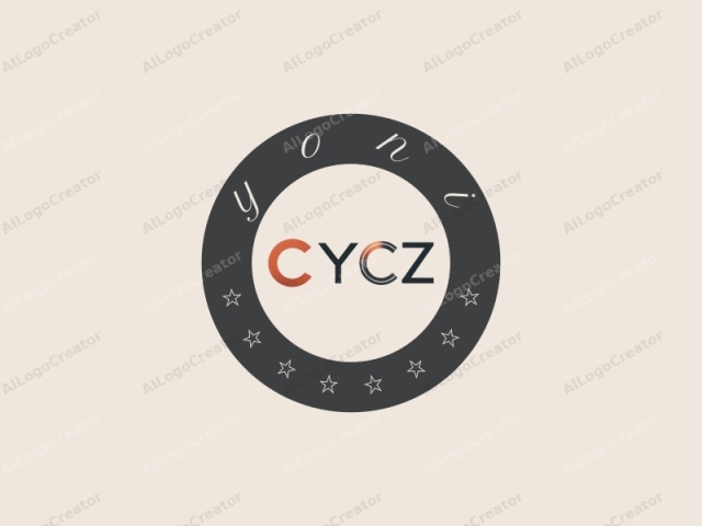 The logo image is a minimalist, digital artwork depicting the name "CYCZ" in a geometric, modern style. The letters are arranged in a linear manner, with "C" and "Z" occupying the first and last positions, respectively