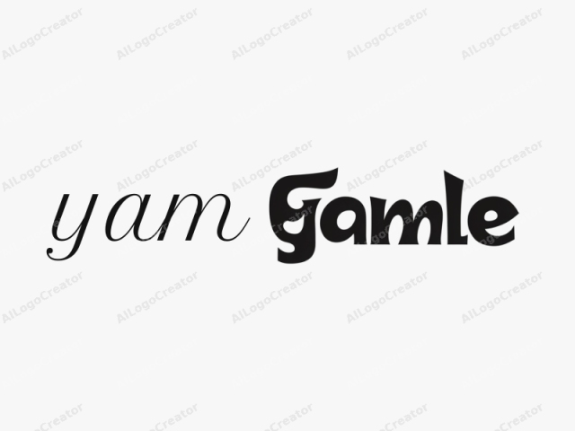 โลโก้นี้มีคำว่า "game" ในฟอนต์ sans-serif ที่หนา ตัวอักษรมีขนาดใหญ่เท่ากันและเว้นระยะห่างกัน ทำให้ดูทันสมัยและเรียบง่าย ฟอนต์เป็นสีดำ สร้างความคมชัดสูงกับพื้นหลังสีขาว ซึ่งทำให้ดูสะอาดตา