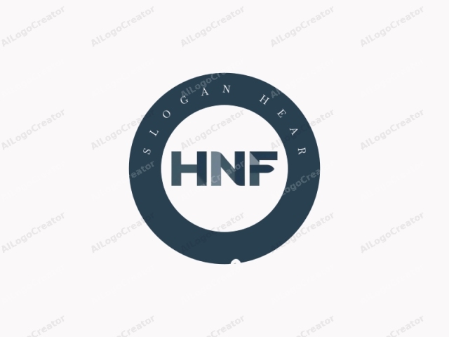 โลโก้นี้เป็นแบบมินิมอลและโมเดิร์น มีความสวยงามเรียบหรู ตัวอักษร "HNF" ที่เป็นตัวหนาและตัวพิมพ์ใหญ่จะอยู่ตรงกลางขององค์ประกอบอย่างโดดเด่น ตัวอักษรถูกออกแบบด้วยแบบอักษร sans-serif แบบเรขาคณิต ซึ่งให้ความรู้สึก
