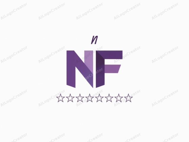 ภาพนี้เป็นการแสดงกราฟิกดิจิทัลของตัวอักษร "NF" โลโก้ใช้สไตล์มินิมอลที่มีรูปทรงเรขาคณิตและเส้นสายที่เรียบง่าย มีลักษณะเด่นคือขอบคมและพื้นผิวเรียบ ตัวอักษรถูกออกแบบด้วยฟอนต์แบบ sans-serif ที่ทันสมัยและหนา