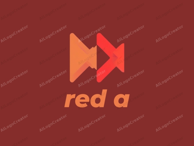 a cool red geometric pattern with a sleek, modern design, featuring a dynamic twist that makes it perfect for a red a logo. the vibrant color scheme and innovative layout ensure it stands out as a cool logo. this eye-catching design is ideal for logos for twitch.