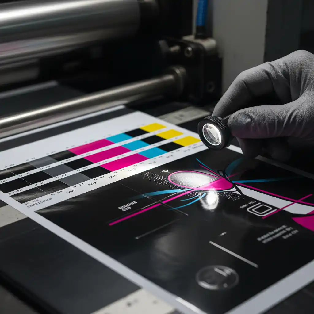 Unique Brand Kit(nano banana pro)-A bold, futuristic logo blending magenta swoosh, cyan lines, and a central white orb for a sleek tech branding