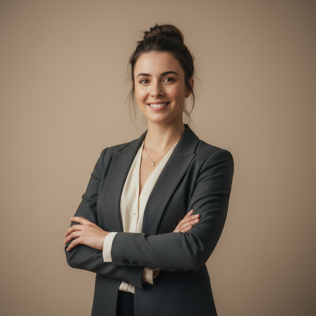 Professional Portraits-A polished, approachable corporate portrait conveying confidence, professionalism, and reliability for business branding and leadership communications.