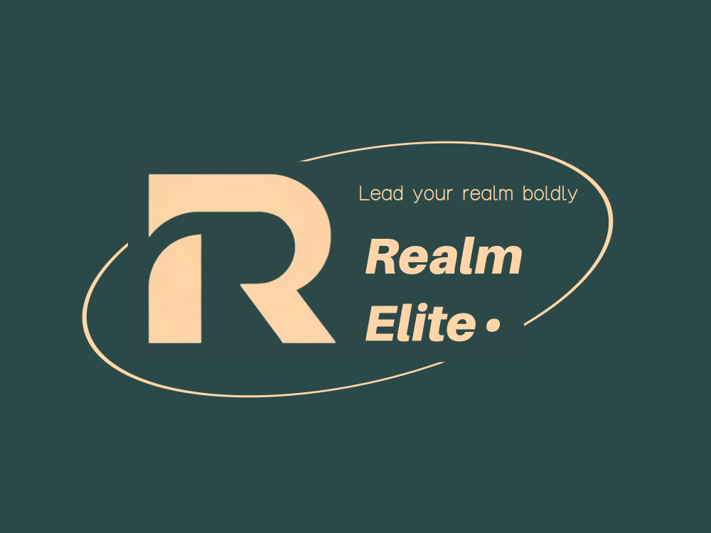 Bold, rounded letter R on a warm peach gradient, soft glow, minimal flat design with subtle depth and premium feel.