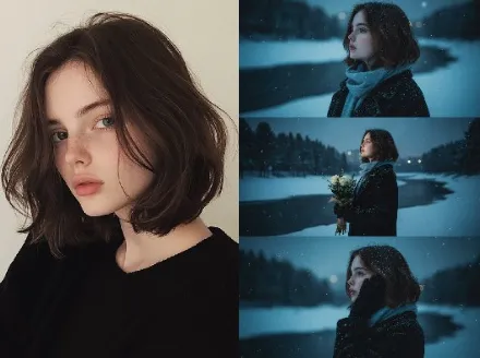 AI First Snow Photo Generator